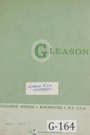 Gleason 12" B, Bevel Gear Generator, Parts List Manual