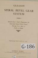 Gleason Spiral Bevel Gear System -10 Tooth Proportions Manual 1926