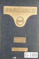 Gleason Straight Bevel Gear System, Year 1935 Tooth Proportion Manual