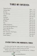 Gisholt Turret Lathe Tooling & Attachments Manual Year (1941)
