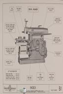 Gould Eberhardt Operators Instruction T Room Industrial Shaper Manual