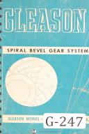 Gleason Spiral Bevel Gear Systems Manual