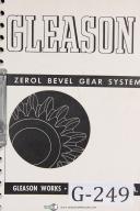 Gleason Zerol Bevel Gear System Manual