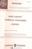 General Electric, GE Mark Century, Positioning Control Instructions Manual 1968
