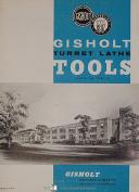 Gisholt Turret Lathe Tools Book 1081-C, Reference Information Manual Year (1956)