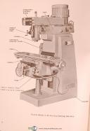 Gorton 2-28 No. 3328, Vertical Mill, Maintenance and Parts Manual 1966