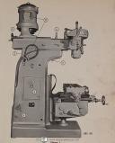 Gorton 9-J, Mill & Duplicator, Operations and Parts Manual Year (1952)