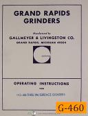 Grand Rapids 250 thru 396, Surface Grinder, Instructions and Guides Manual