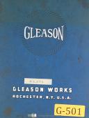 Gleason # 11 & 22, Rougher, Wiring Diagrams Manual Year (1945)