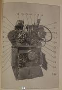 Gleason 3 Inch, Straight Bevel Gear Generator, Operations Manual Year (1939)