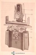 Blohm HFS 9 1754, Surface Grinder Machine, Spare Parts List manual Year (1957)