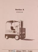 Hyster 60B, S70B S80B S100B, Forklifts, Parts List Manual 1972