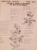 Index Horizontal & Vertical Milling, Operations & Maintenance Manual 1967