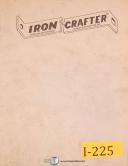 Iron Crafter HTS 36, Plate Shear Operations and Parts Manual