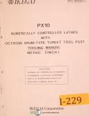 Ikegai PX10, NC Lathes Tooling Manual