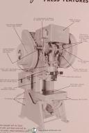 Johnson OBI, Gap, Horn, Power Press Operation Maintenance Parts Manual Year 1966