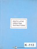 Knuth CW61100B, CW61125B Lathe Operations Manual