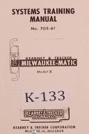 Kearney Trecker Milwaukee-Matic II TGS-61 Milling System Training Manual