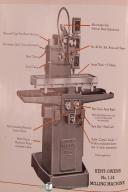 Kent Owens No. 1-8, 1-14, 1-V Milling Machine Operation Manual
