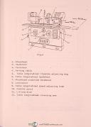 Kent KGC-600H, Cylindrical Grinding, Service & Parts Manual