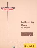 Kearney & Trecker BGP/3-68, Series IIIB Parts Processing Programming Manual 1968