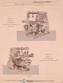 Kearney & Trecker CK 25hp, 4-5-6, CKR-32, Milling Repair Parts Manual 1952