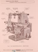 Kearney & Trecker CE, 7 1/2hp No. 3, Milling Machine, Replacement Parts Manual