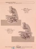 Kearney & Trecker CH, CHR-35, Mlling Replacement Parts Manual 1951