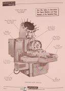 Kearney & Trecker Eb EGR/3-66, Milling Machine Parts Manual