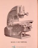 Kearney & Trecker HM No. 5, Vertical Milling Machine, Parts Manual