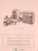 Kearney & Trecker MM 180 with KT/CNC, Milling Machine, Installation Manual 1980