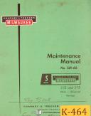 Kearney & Trecker S-12 & S-15, SM-66 Milling Machine, Maintenance Manual 1966