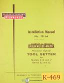 Kearney & Trecker Ea & Eb, Optical Toolsetter, TSI-66, Milling Install Manual