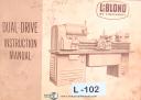 Leblond HC 1829, Lathe, Third Edition, Instructions & Parts List Manual 1951