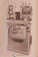 Landis Type C, 6", 10", 14", No. 8 Grinding Machine Operation & Parts Manual