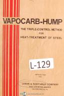 Leeds & Northrup Vaocarb-Hump"Heat Treatment of Steel" Reference Manual Yr. 1943