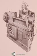 Landis 5" Type DH Cam Contour Grinding Machine No. 1 Parts Lists Manual 1952