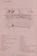 MicroWeily Operation Parts 13GHE 14GHE Gear Head Lathe Manual