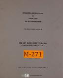 Morey Machinery No. 2G, Turret Lathe, Operations and Parts Manual 1943