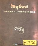 Myford MG12, Cylindrical grinding Owner's Manual 1965