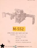 Peerless-Peerless 7\", 11\", 14\", Mechani-Cut Saw Machine Operation & Parts Manual 1957-11\"-14\"-7\"-01