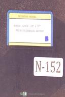 Norton LCV-4, 14" x 18" Plain Cylindrical Chucking Grinder Operation Manual