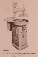 Norton No. 16FC Universal Lappinig Machine Instruciton & Parts Lists Manual 1957