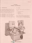 Nichols Twin Mill, Milling Machine, Operations Maintenance and Parts Manual