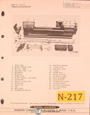 Norton Model 81 Type B, Crankpin Grinding Machine, Parts Manual 1943