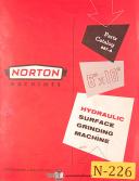 Norton 6" x 18", Surface Grinding, 687-A Parts Manual