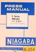 Niagara E Series, Presses, A 18 B Parts Manual