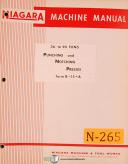 Niagara 36 to 90 Ton, Punching & Notching, Instructions and Parts Manual 1963