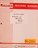Niagara 200 Ton & Up, Notching & Punching Press, B-17 Instructions & Parts Manual