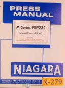 Niagara M Series, Presses, A-29-D Operations Maintenance & Parts Manual